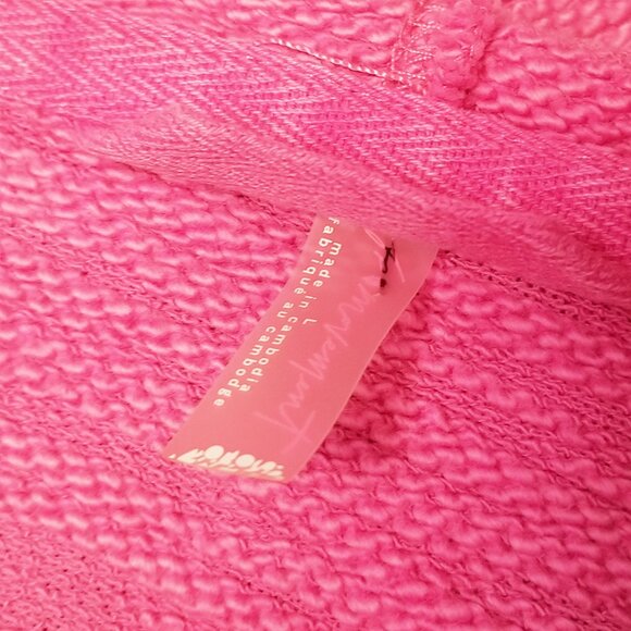 Free People FP Movement Solid Honey Dove Pullover Hoodie in Pink Size L Rare $98 - Picture 8 of 16